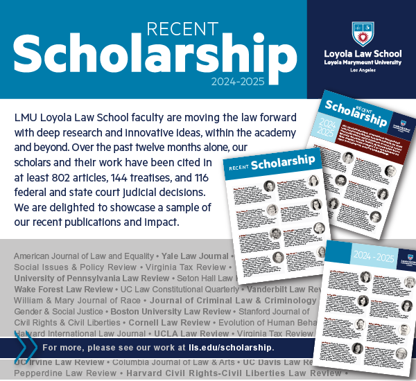 LLS Faculty Scholarship