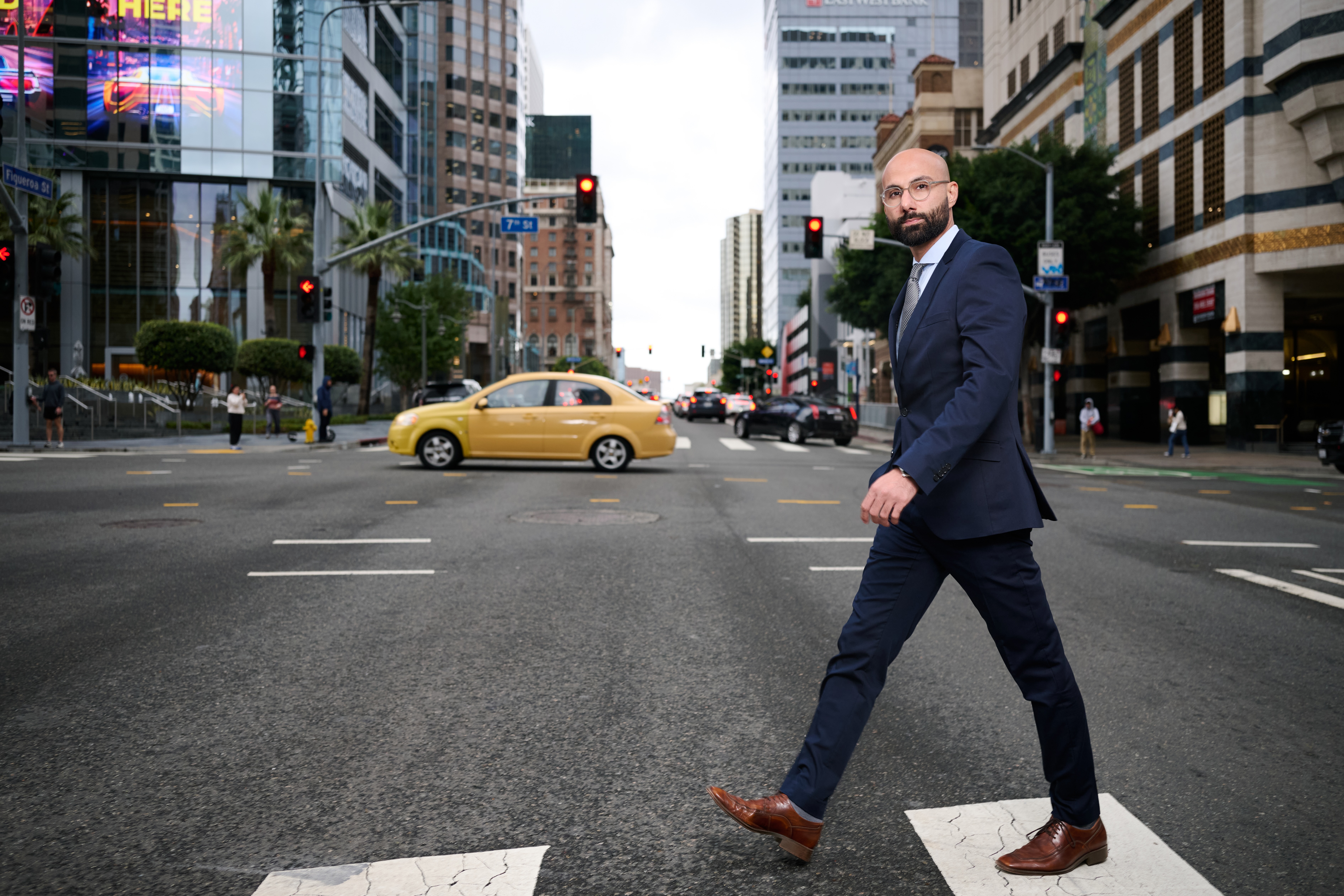 Armin Kharrazi in Downtown Los Angeles