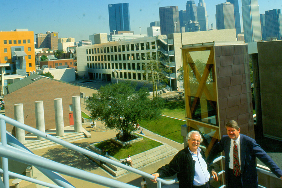 Frank Gehry on campus