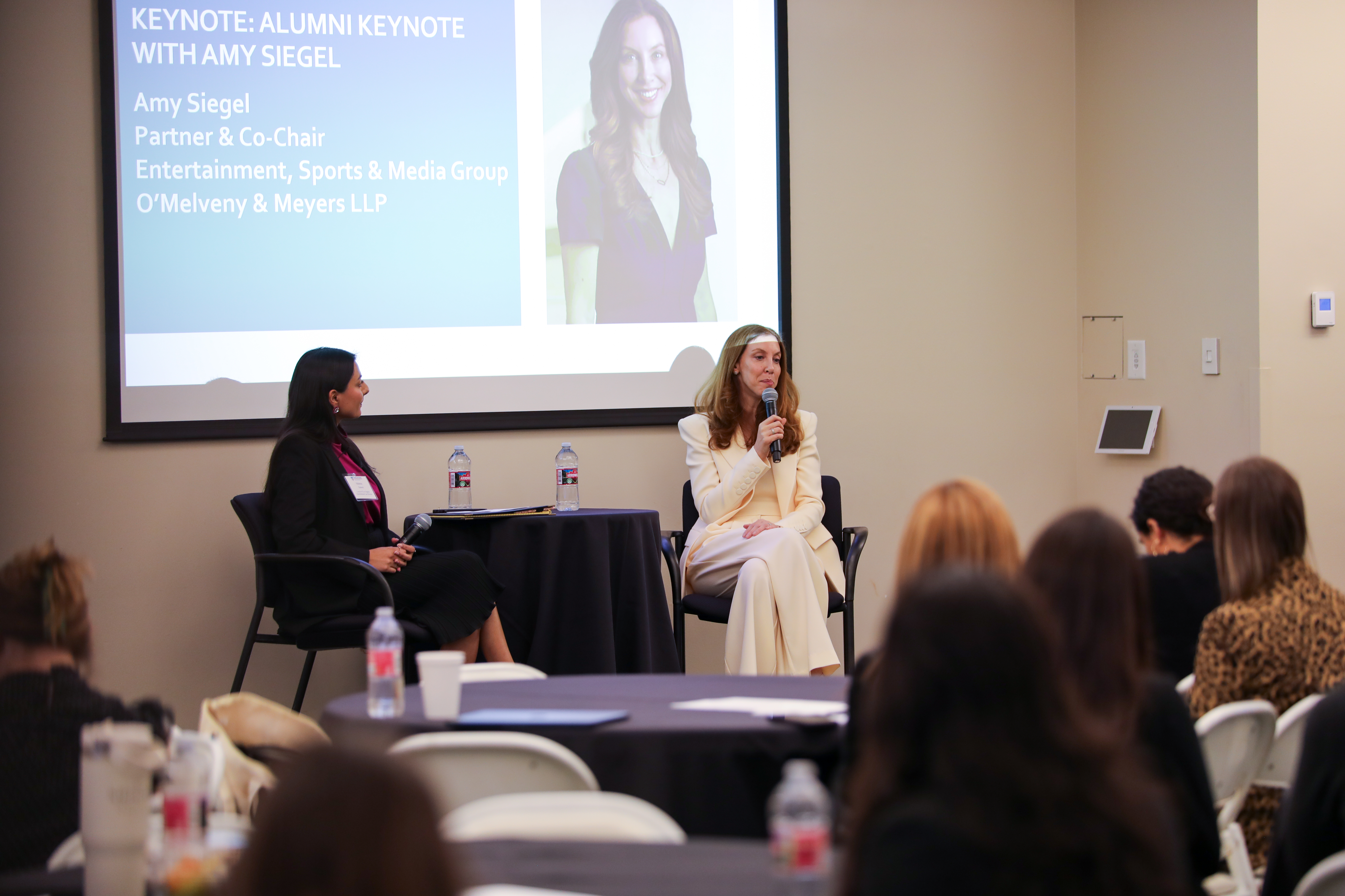 Amy Siegel '05 at the Entertainment Law Review Symposium keynote