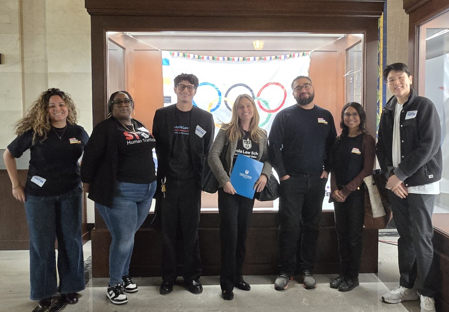 Loyola Law School Sunita Jain Initiative Members at LA City Council Meeting Feb. 20, 2026