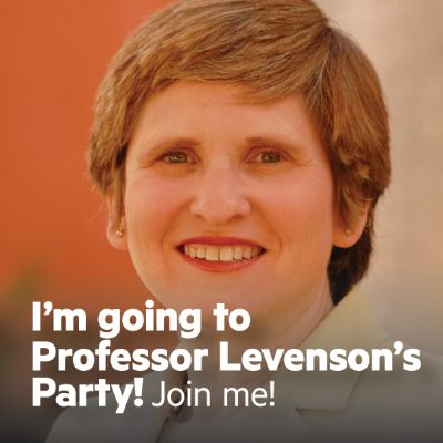 I'm going to Professor Levenson's Party! Join me!