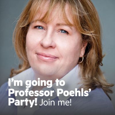I'm going to Professor Poehls' Party! Join me!