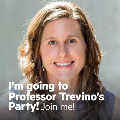 I'm going to Professor Trevino's Party! Join me!