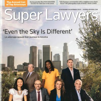 Super Lawyer Stock Photo