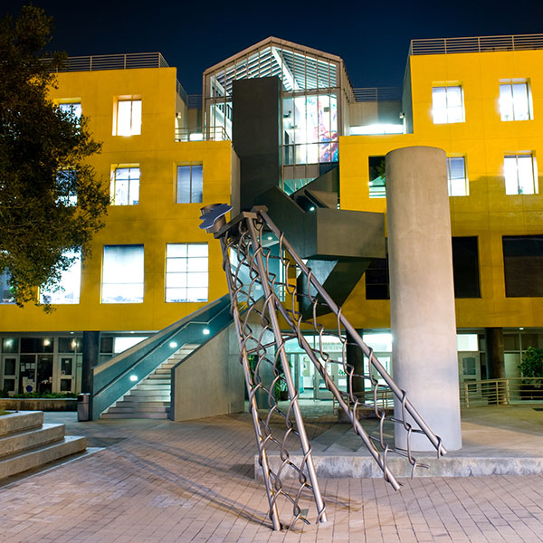 Loyola Law School, Los Angeles night photo