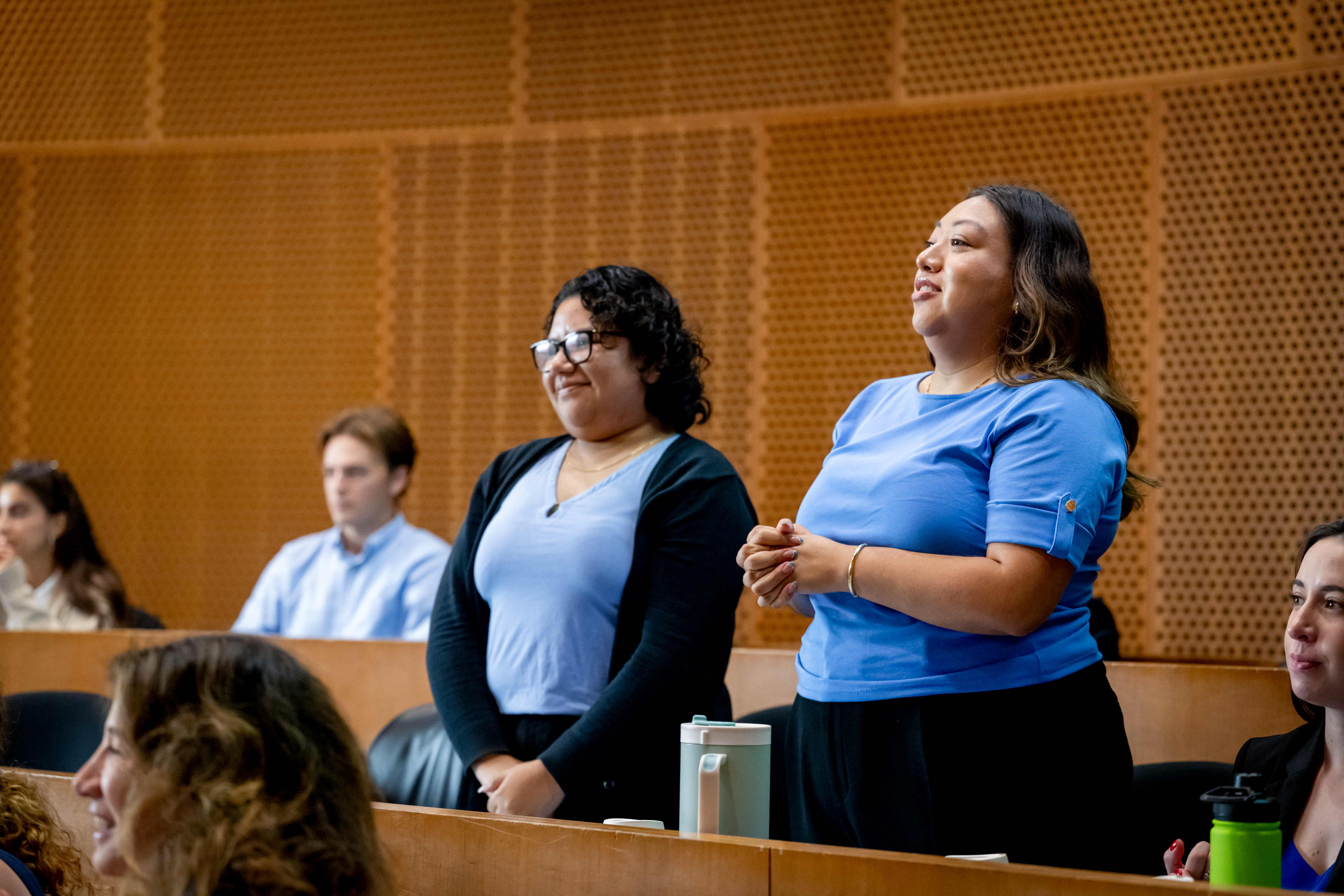 YJEC students speaking at an orientation event