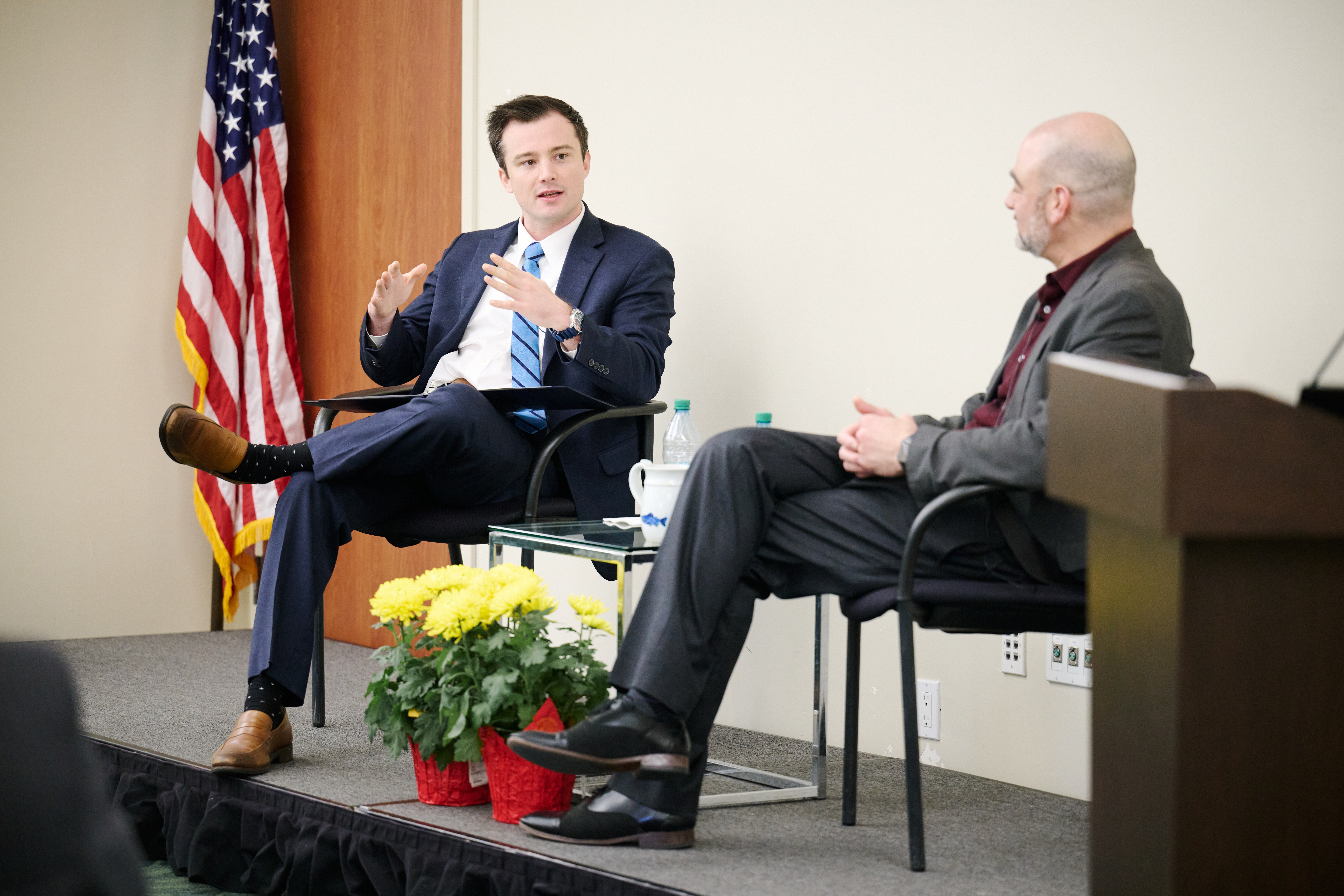 LLS student Luke Wardour at Mass & Breakfast Conversation, February 2026