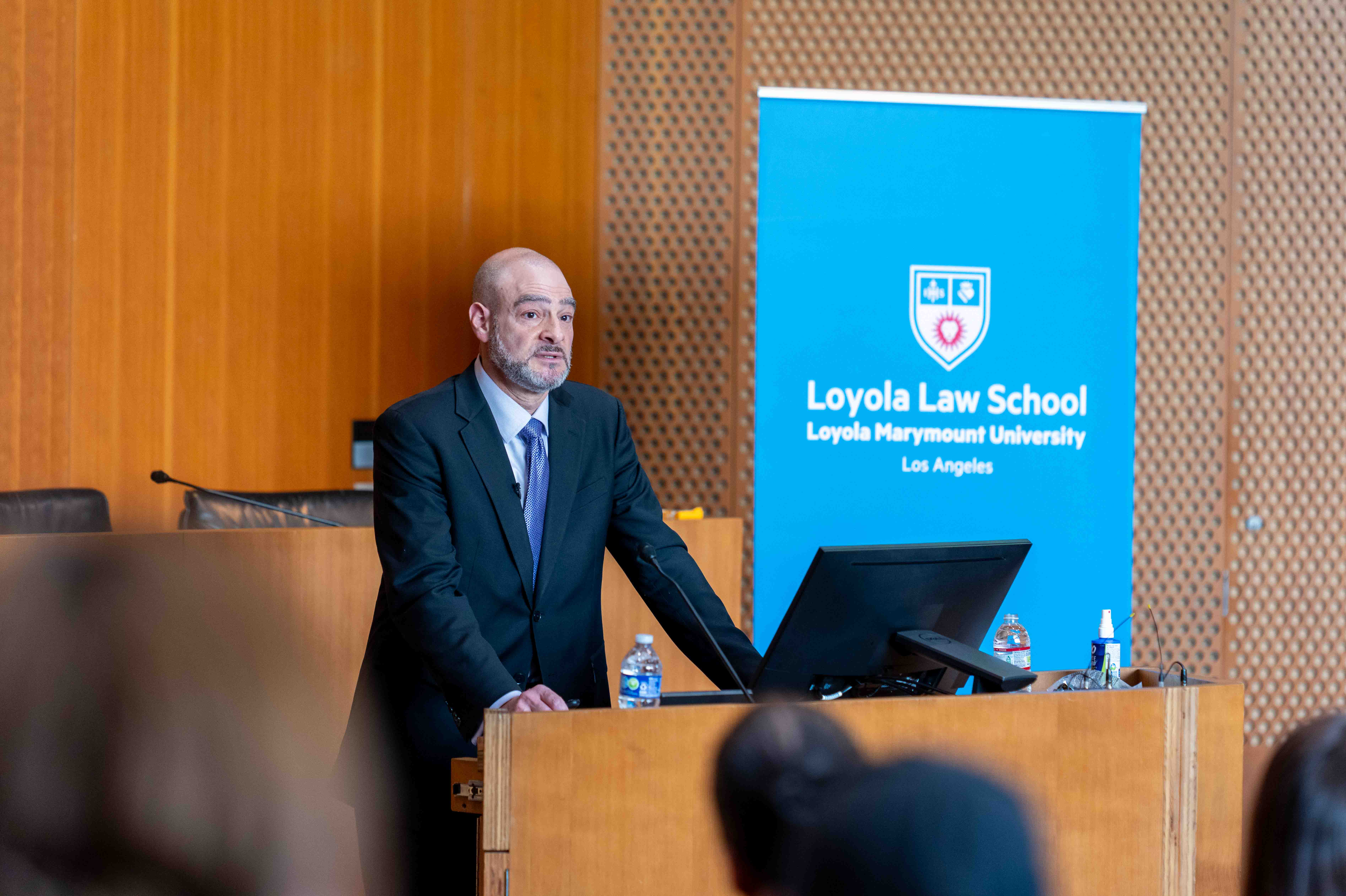 Prof Levitt delivers Constitution Day talk.